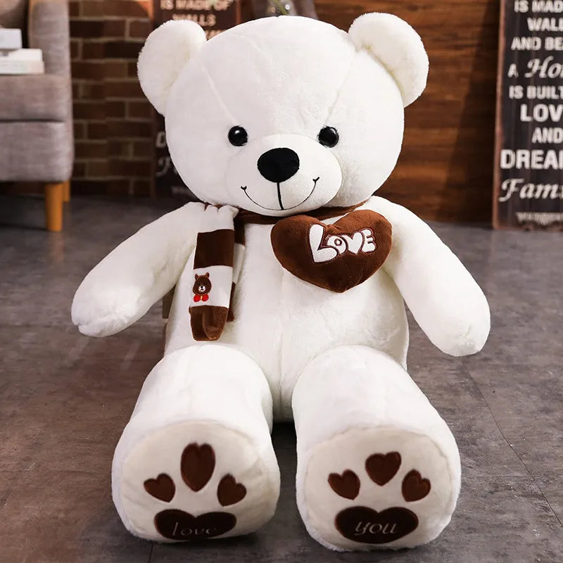 Hochwertiger Teddy Bär mit Schal
