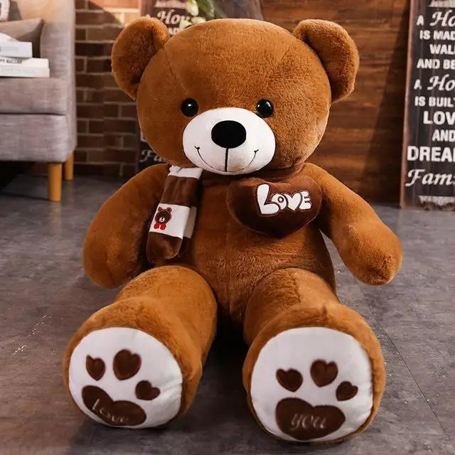 Hochwertiger Teddy Bär mit Schal