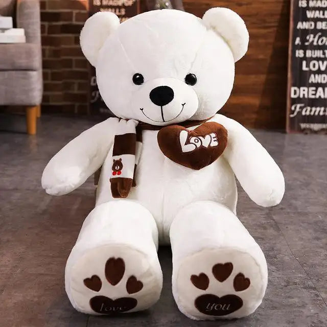Hochwertiger Teddy Bär mit Schal