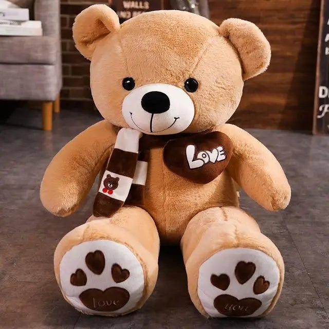 Hochwertiger Teddy Bär mit Schal