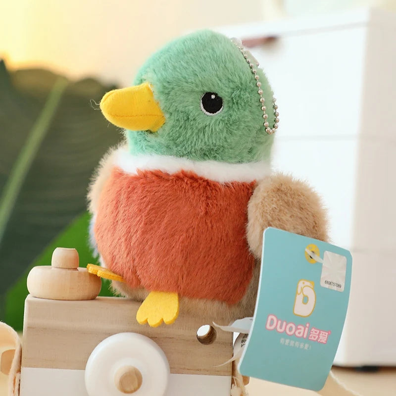Kawaii Vögel Plüschtier – 10 realistische Styles, weiches Anhänger-Kuscheltier
