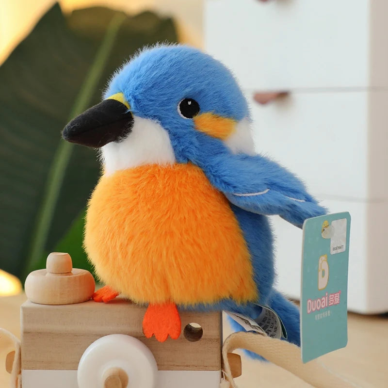 Kawaii Vögel Plüschtier – 10 realistische Styles, weiches Anhänger-Kuscheltier