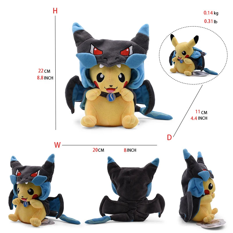 Eevee Pikachu Cosplay Plüschtiere Pikachu Peluche Lucario Stofftier Puppe Sammelgeschenk