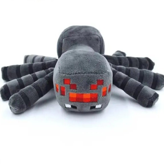 Graue Minecraft Spinne Plüsch Stofftier