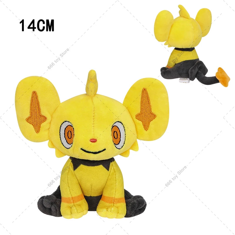 Pokemon Shinx & Shiny Plüschtiere – Weiche Kuscheltiere in Blau & Gelb