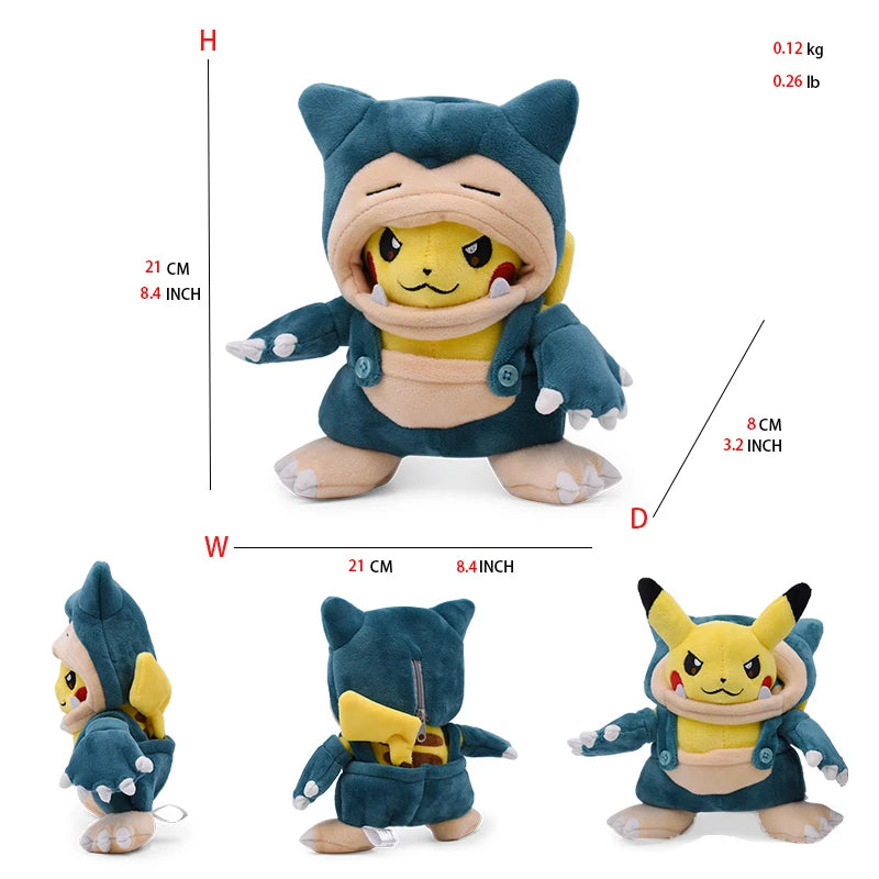 Eevee Pikachu Cosplay Plüschtiere Pikachu Peluche Lucario Stofftier Puppe Sammelgeschenk