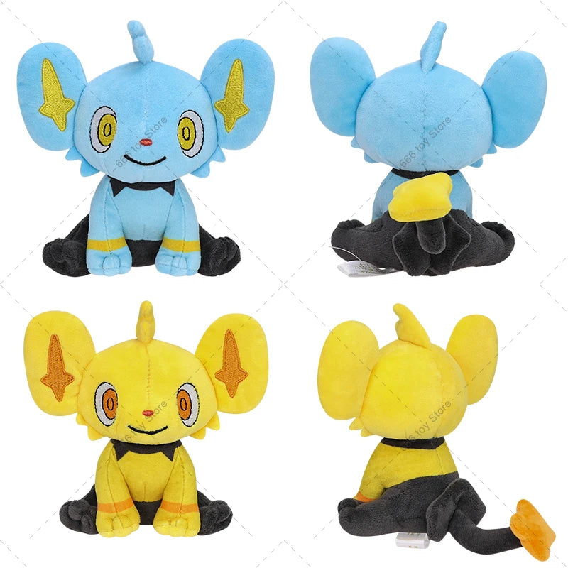 Pokemon Shinx & Shiny Plüschtiere – Weiche Kuscheltiere in Blau & Gelb