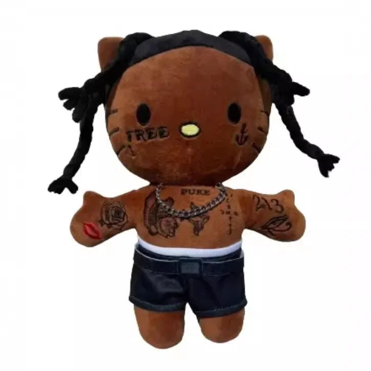 Travis Scott x Hello Kitty Plüschtier – Niedliches Kuscheltier Geschenk