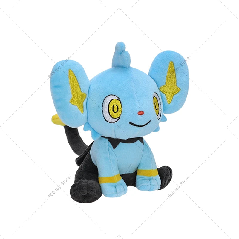 Pokemon Shinx & Shiny Plüschtiere – Weiche Kuscheltiere in Blau & Gelb