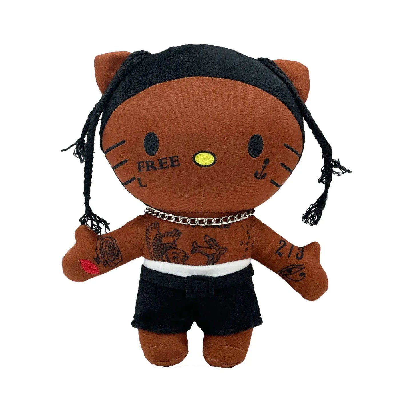 Travis Scott x Hello Kitty Plüschtier – Niedliches Kuscheltier Geschenk
