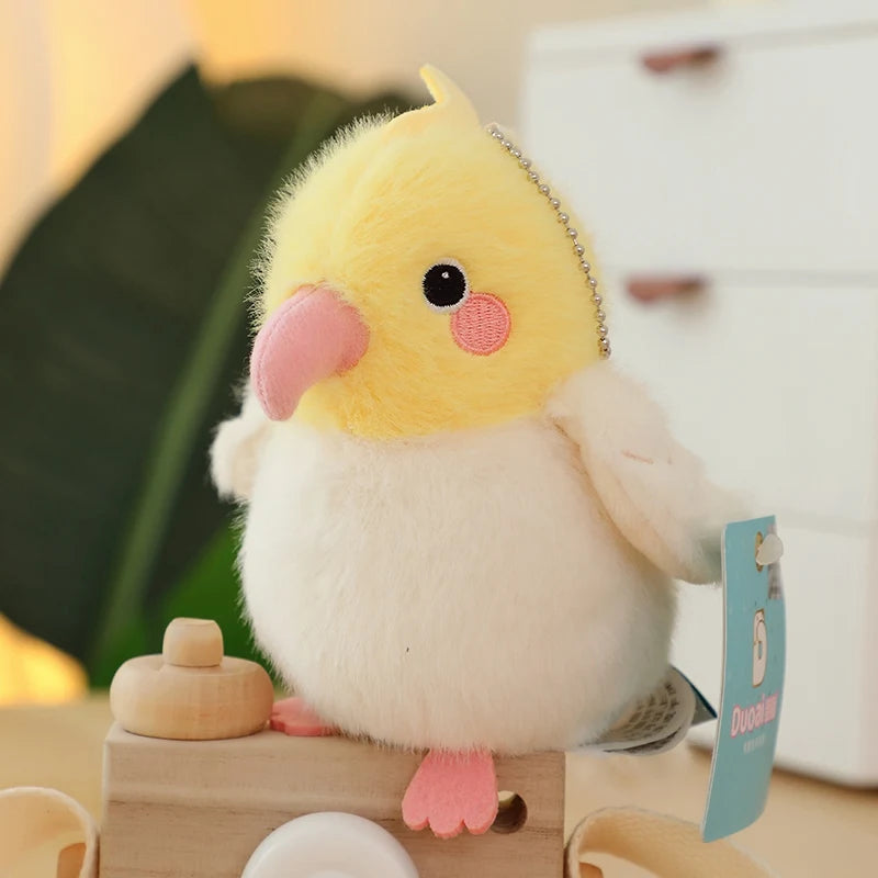 Kawaii Vögel Plüschtier – 10 realistische Styles, weiches Anhänger-Kuscheltier