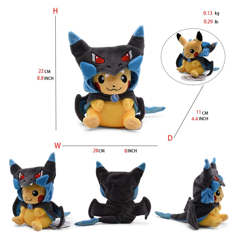 Eevee Pikachu Cosplay Plüschtiere Pikachu Peluche Lucario Stofftier Puppe Sammelgeschenk
